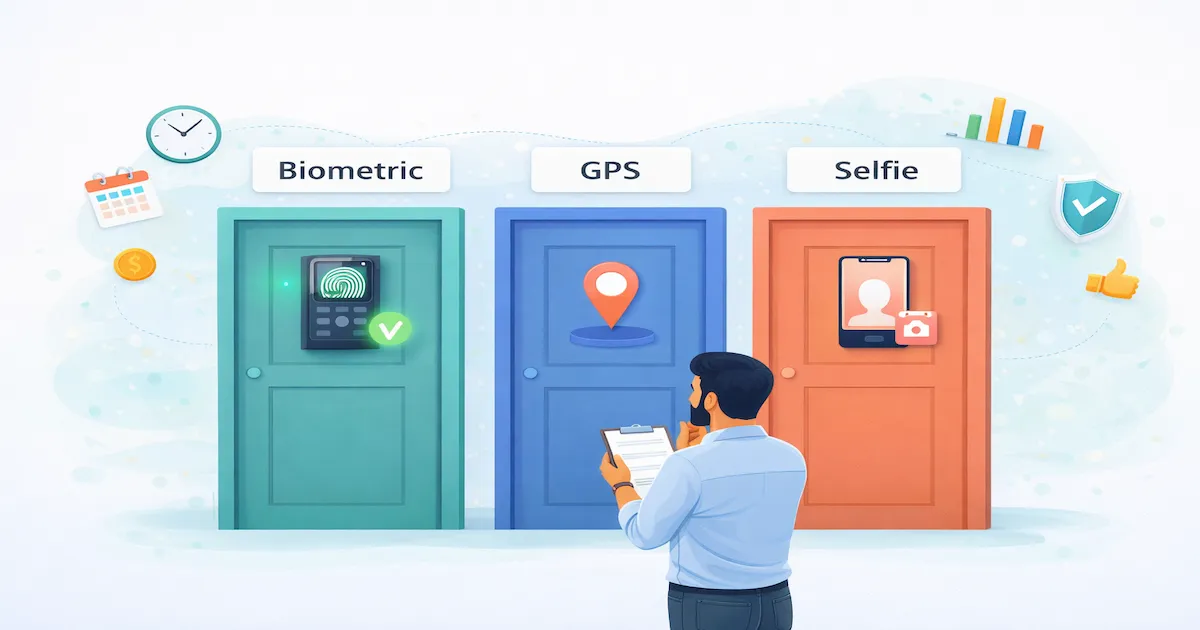 Biometric vs GPS vs Selfie Attendance: Which Is Best for Your Business?